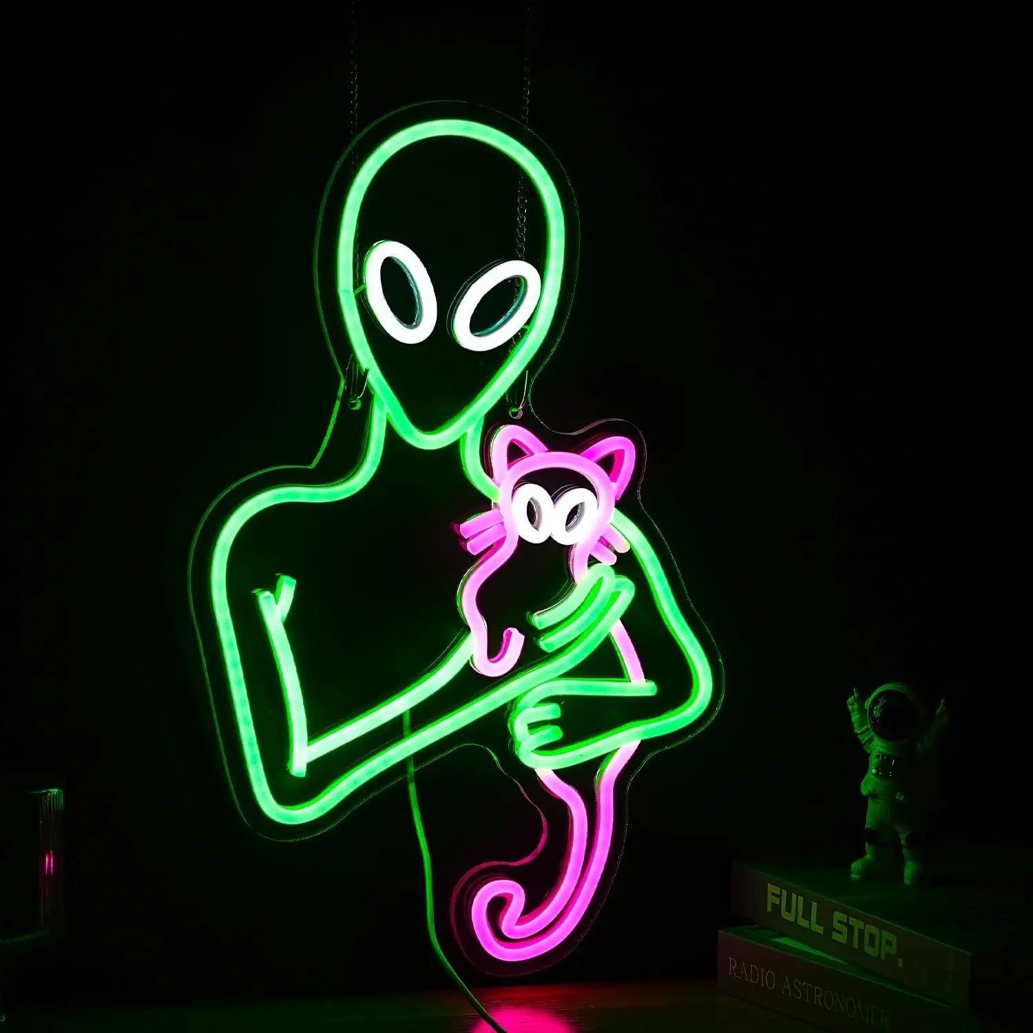 Aliens Cat Neon Sign