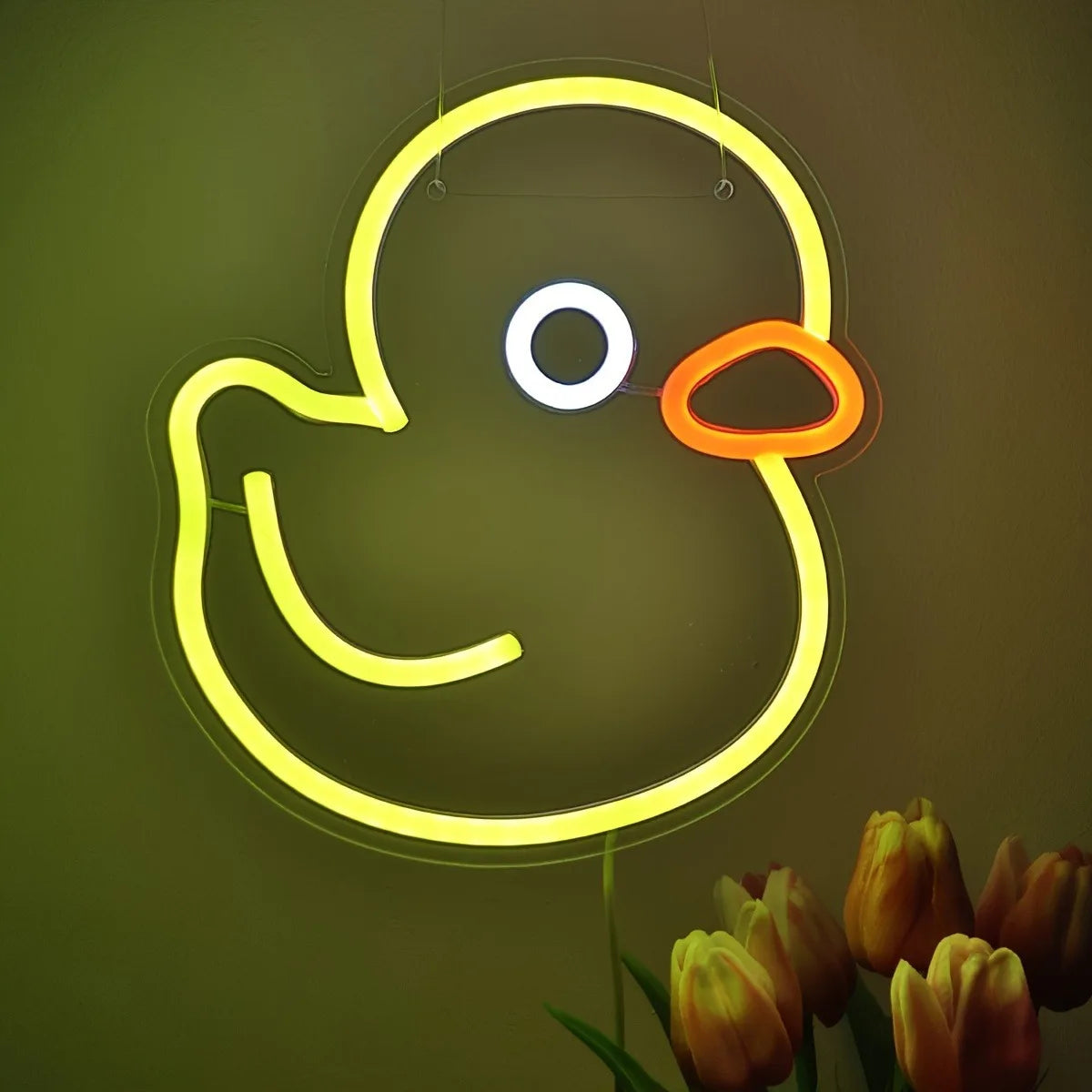 Charming Quack Duck LED Neon Sign