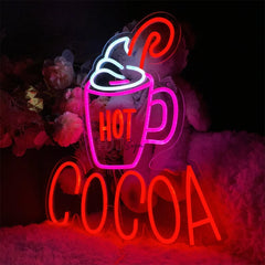 Hot Cocoa LED Neon Sign