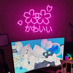 Sakura Kawaii Neon Sign