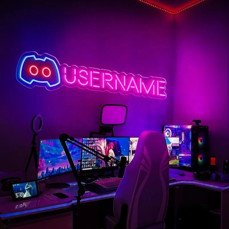 Custom Gamertag LED Neon Sign