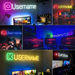 Custom Gamertag LED Neon Sign