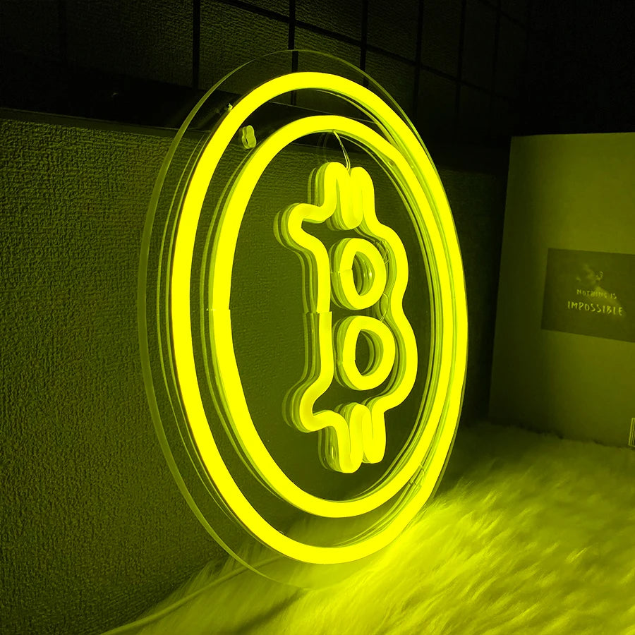 Bitcoin LED Neon Sign