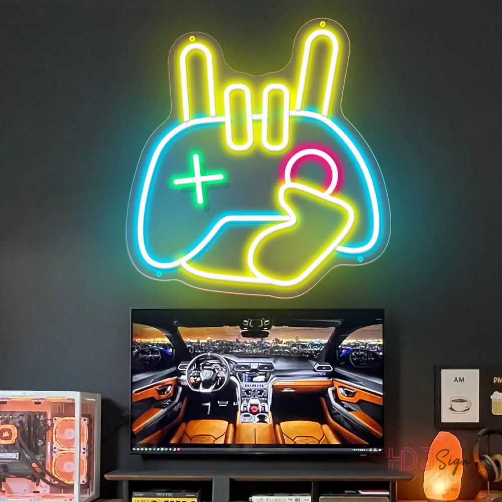 GAME TIME LED Neon Sign