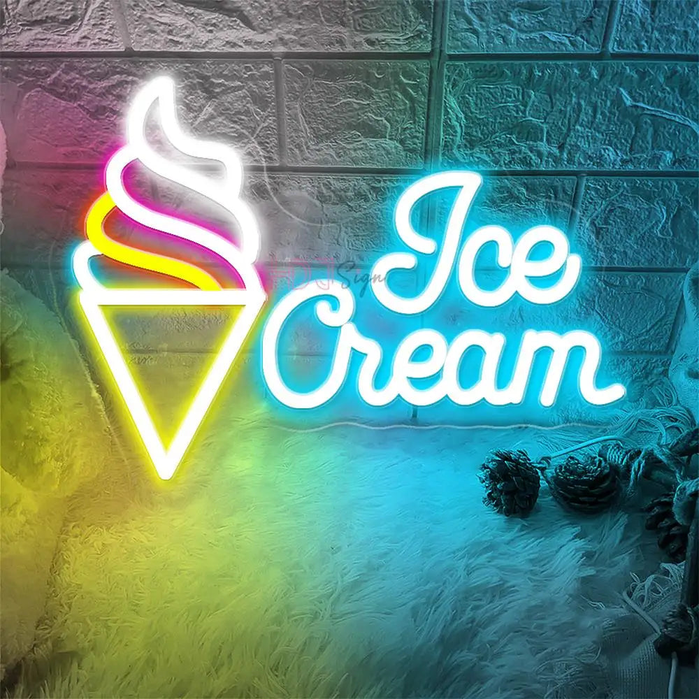 Ice Cream Neon Sign